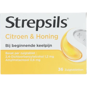 Strepsils Keeltabletten citroen & honing