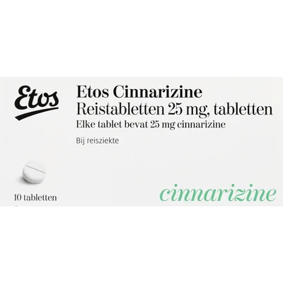 Etos Cinnarizine reistabletten