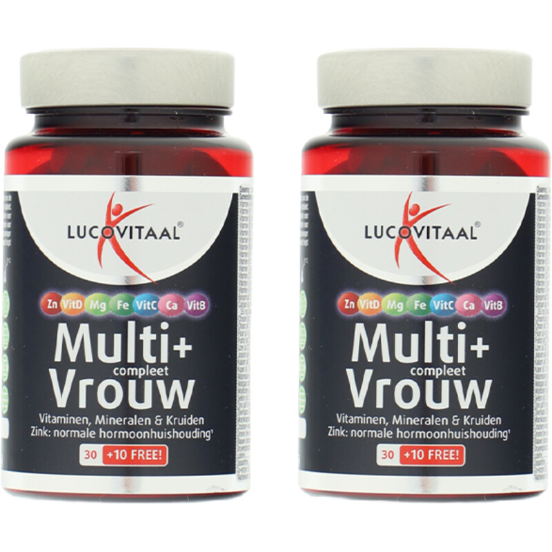 Lucovitaal Multi vrouw tabletten 2-pack