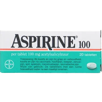 Aspirine Pijnstiller 100mg