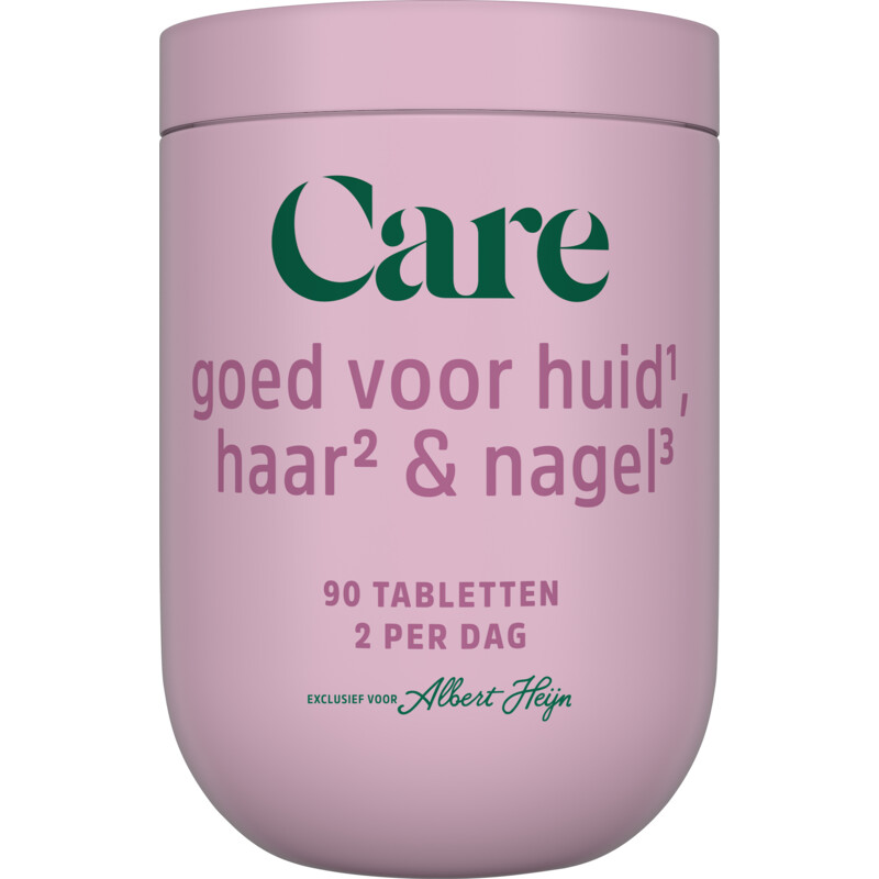 Care Goed voor huid1, haar2 & nagel3