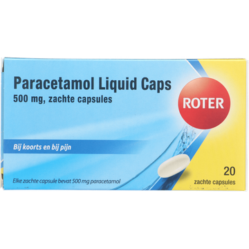 Roter Paracetamol liquid caps 500mg
