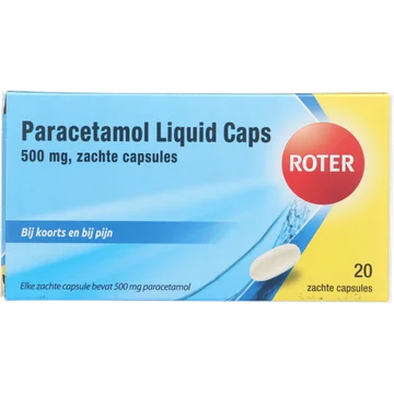 Roter Paracetamol liquid caps 500mg
