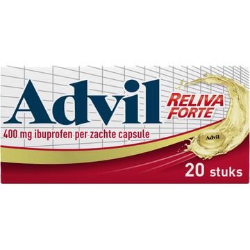 Advil Reliva forte 400mg ibuprofen capsule