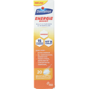 Davitamon Energie boost ginseng bruistabletten