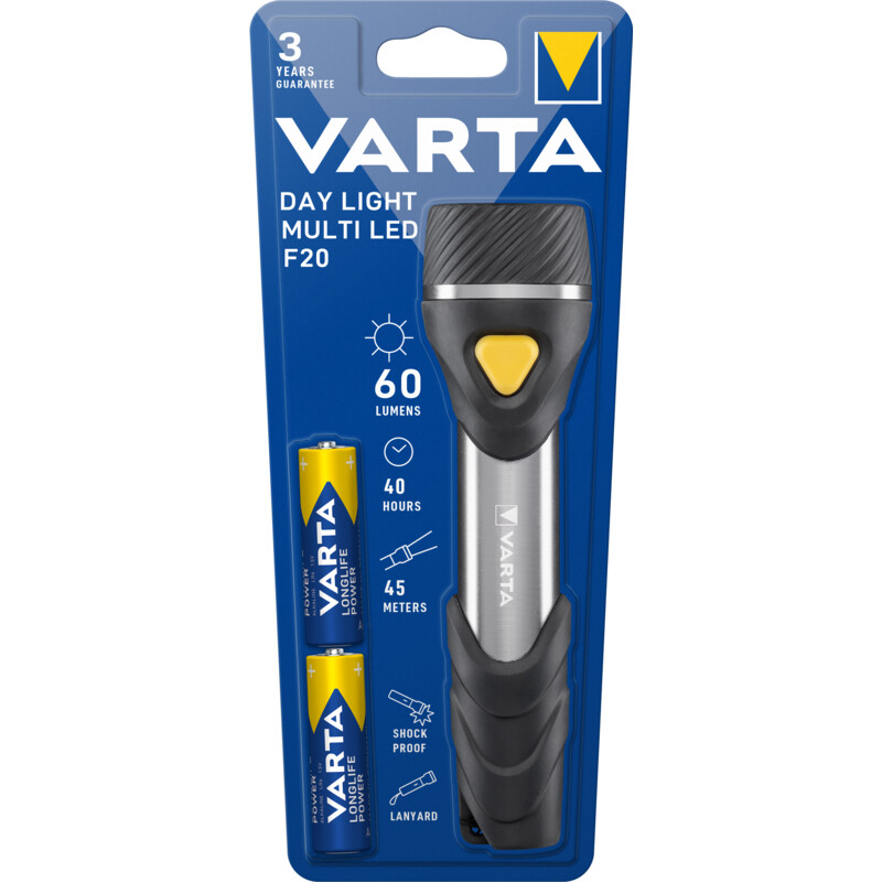 Varta Day light multi led zaklamp f20