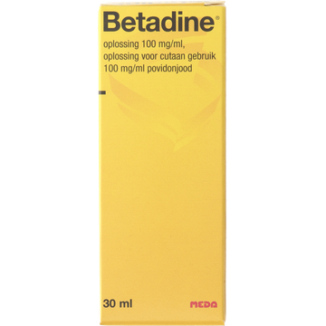 Betadine Oplossing voor cutaan gebruik