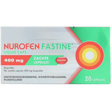 Nurofen Fastcaps 400mg zachte capsules
