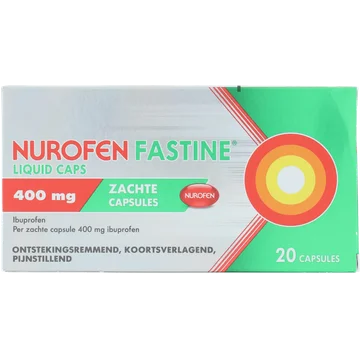 Nurofen Fastcaps 400mg zachte capsules