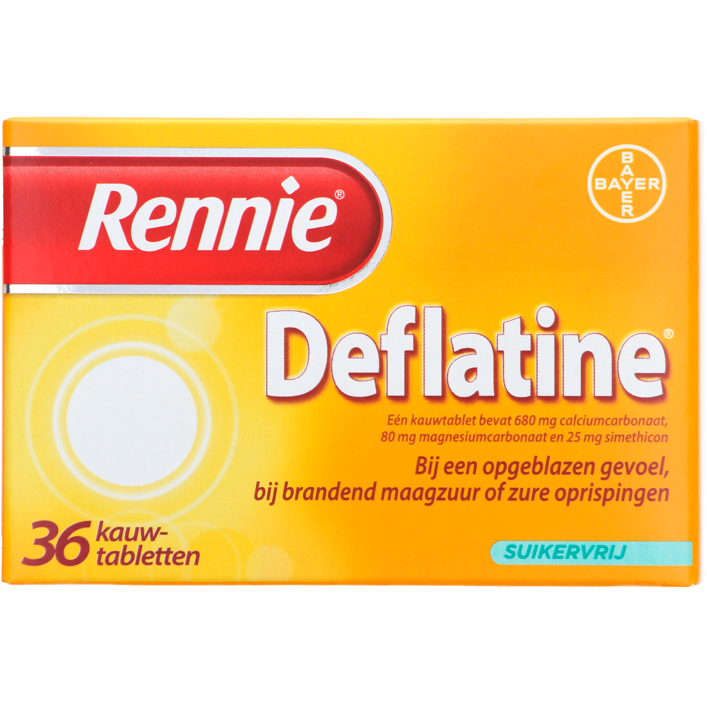 Rennie Deflatine kauwtabletten
