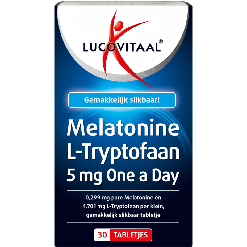 Lucovitaal Melatonine l-tryptofaan tabletten