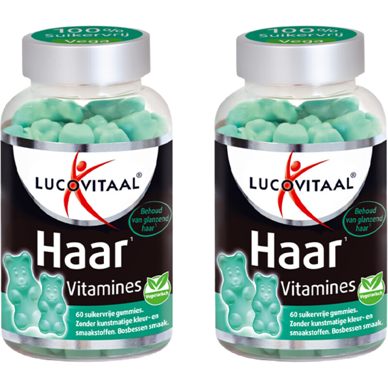 Lucovitaal Haar vitamines gummies 2-pack