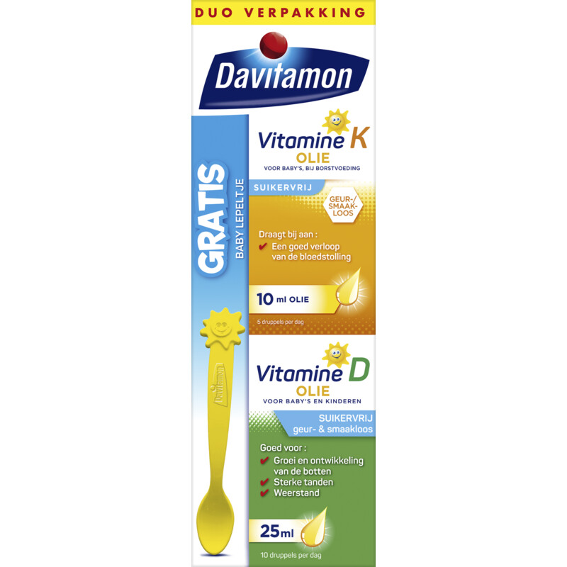 Davitamon Baby eerste vitamines D + K
