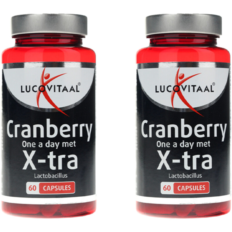 Lucovitaal Cranberry met x-tra lactobacillus 2-pack