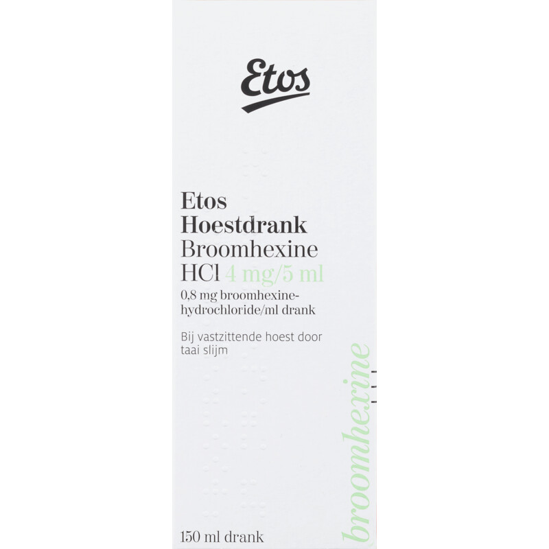 Etos Hoestdrank broomhexine HCl 4 mg/5 ml
