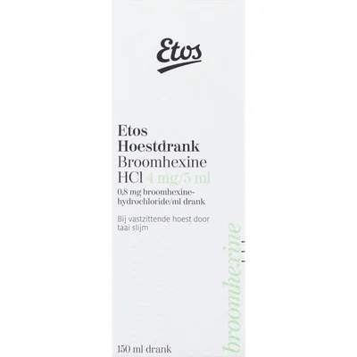Etos Hoestdrank broomhexine HCl 4 mg/5 ml
