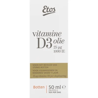 Etos Vitamine D3 Hooggedoseerd Olie