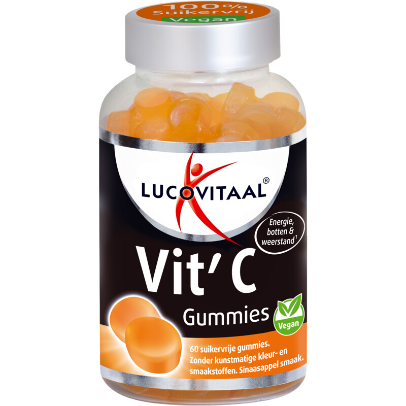 Lucovitaal Vit' C gummies sinaasappelsmaak
