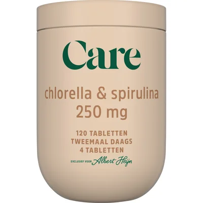 Care Chlorella & spirulina 250mg