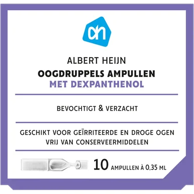 AH Oogdruppels ampullen met dexpanthenol