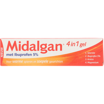 Midalgan 4in1 gel met ibuprofen 5%