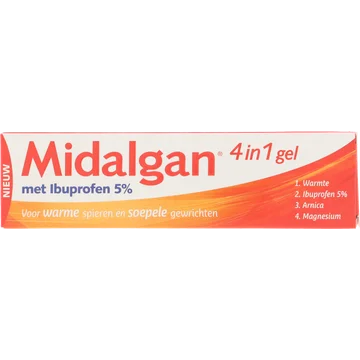 Midalgan 4in1 gel met ibuprofen 5%