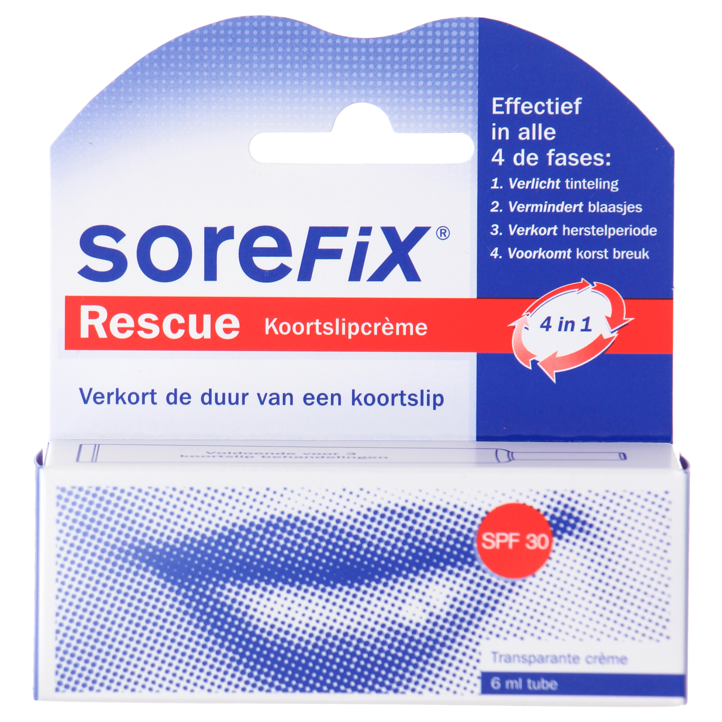 Sorefix Rescue koortslipcrème 4 in 1