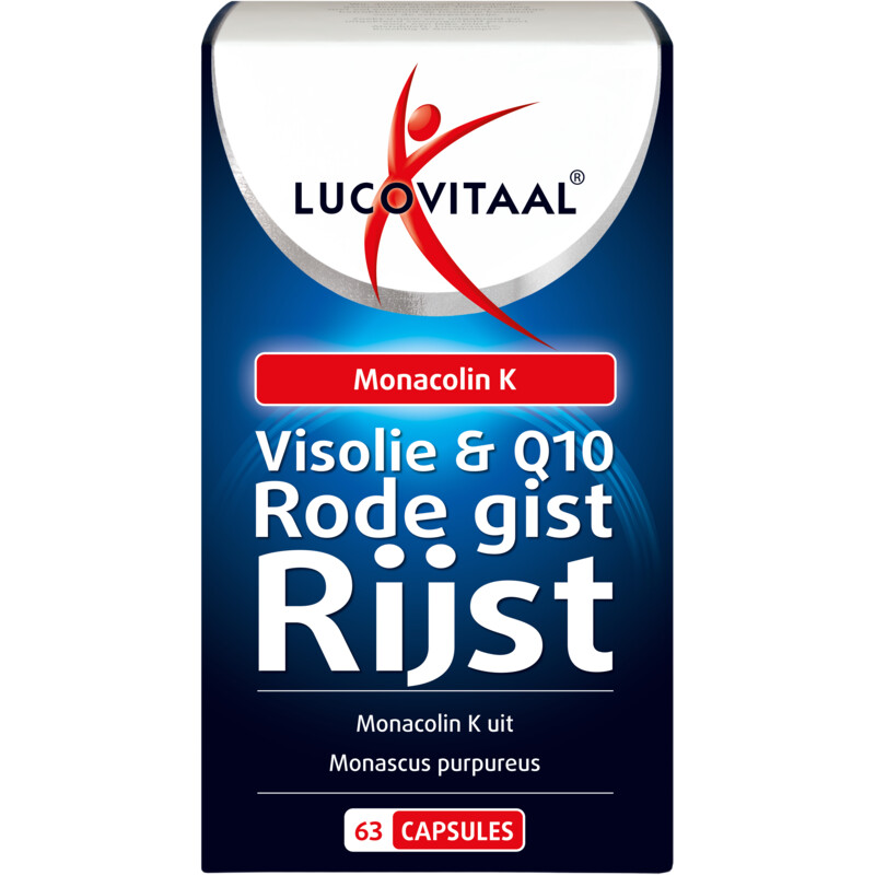 Lucovitaal Visolie & Q10 rode gist rijst capsules