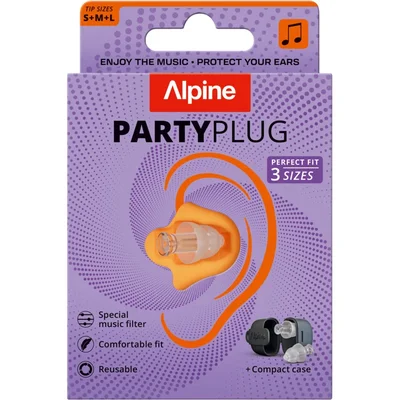 Alpine Partyplug transparant