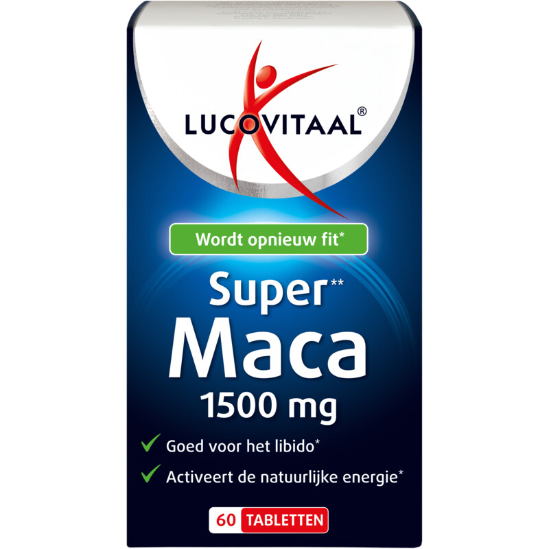 Lucovitaal Super maca 1500mg