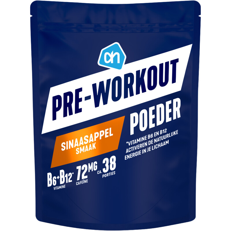 AH Pre-workout poeder sinaasappel smaak