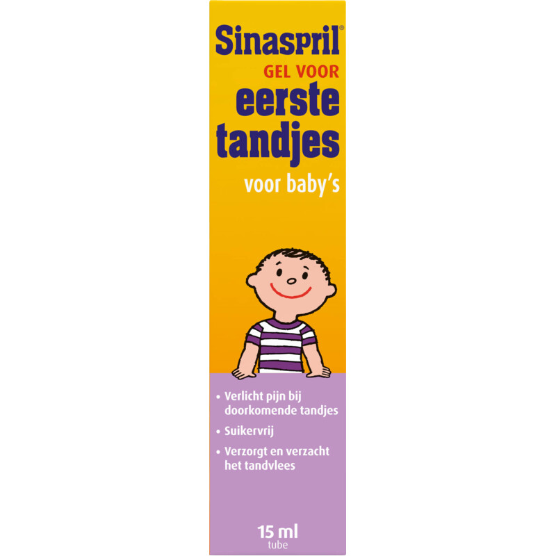 Sinaspril Gel voor eerste tandjes
