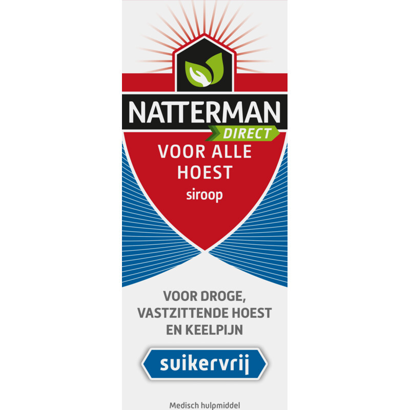 Natterman Direct voor alle hoest suikervrij siroop