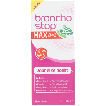 Bronchostop Max 8-in-1 voor elke hoest hoestdrank
