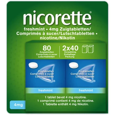 Nicorette Freshmint zuigtabletten 4mg