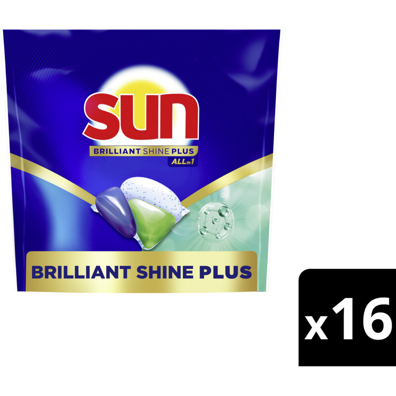 Sun Brilliant shine plus vaatwascapsules