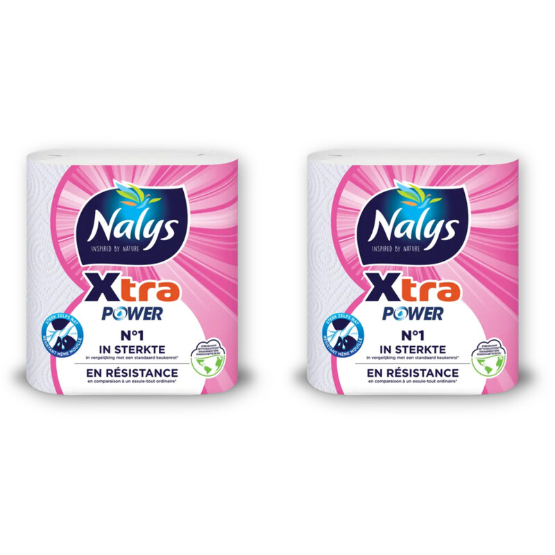 Nalys Xtra power keukenpapier 2-pack