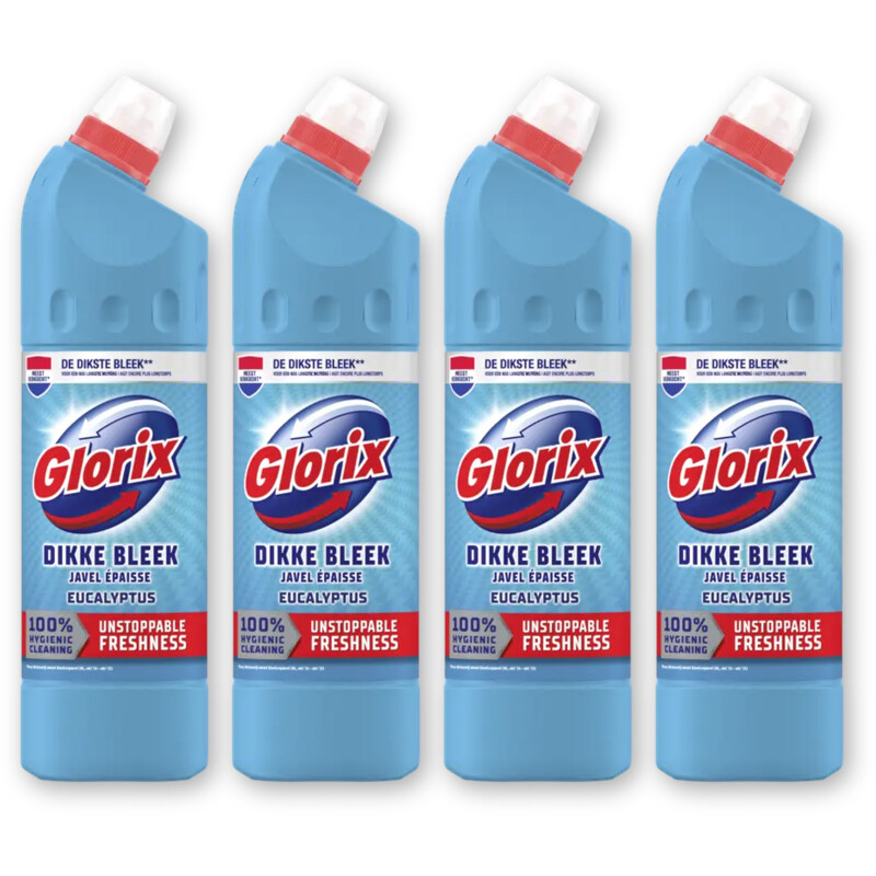 Glorix Glorix eucalyptus bleek 4-pack