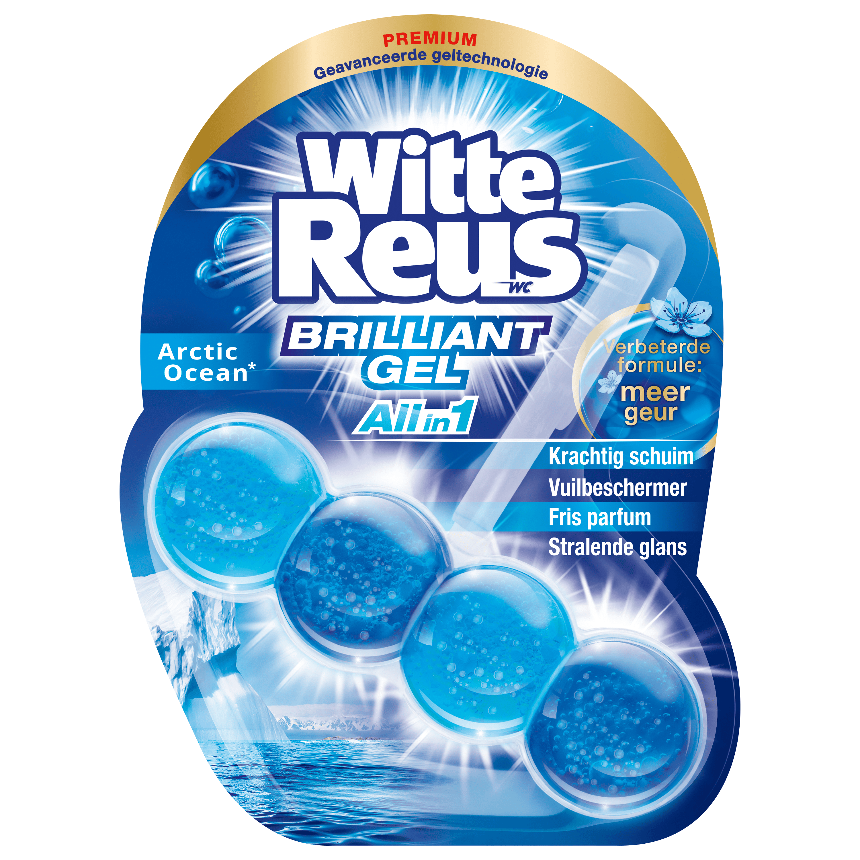 Witte Reus Toiletblok blauw actief hygiene
