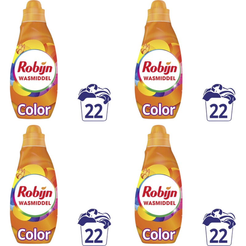 Robijn K&K color wasmiddel 4-pack