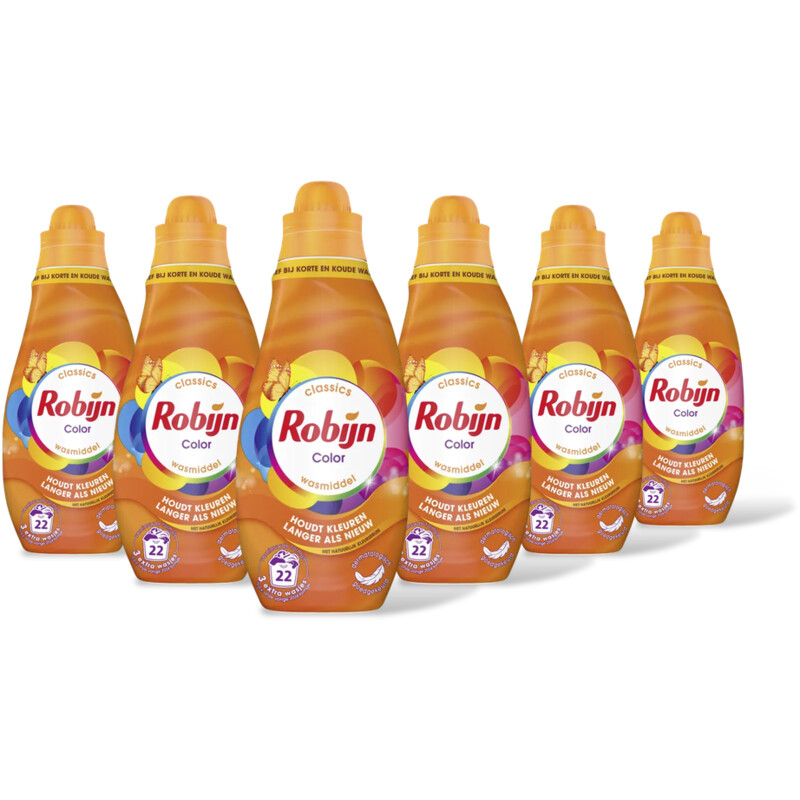 Robijn K&K color wasmiddel 6-pack
