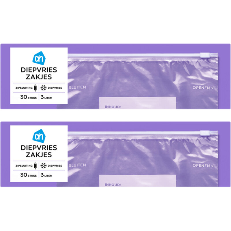 AH Diepvrieszakjes groot 2-pack