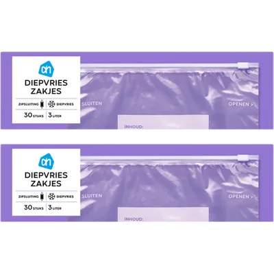 AH Diepvrieszakjes groot 2-pack