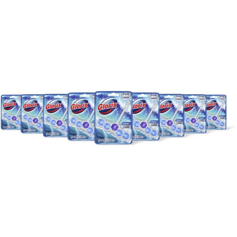 Glorix Power5 ocean wc-blok 9-pack