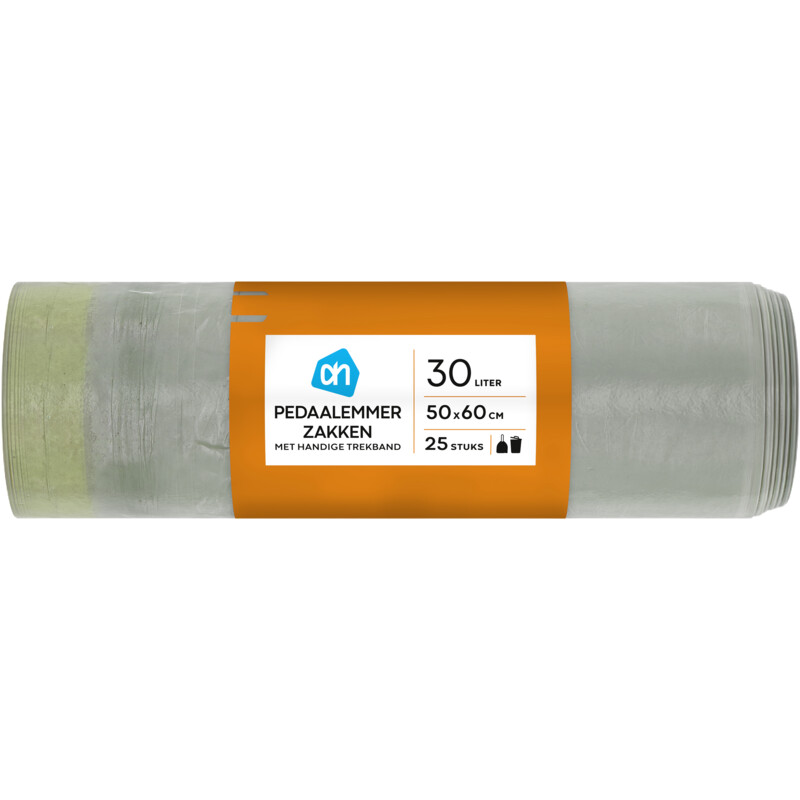 AH Pedaalemmerzakken met trekband 30 liter