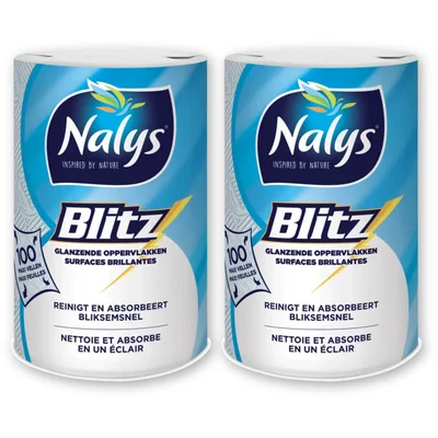 Nalys Blitz huishoudrol 2-pack