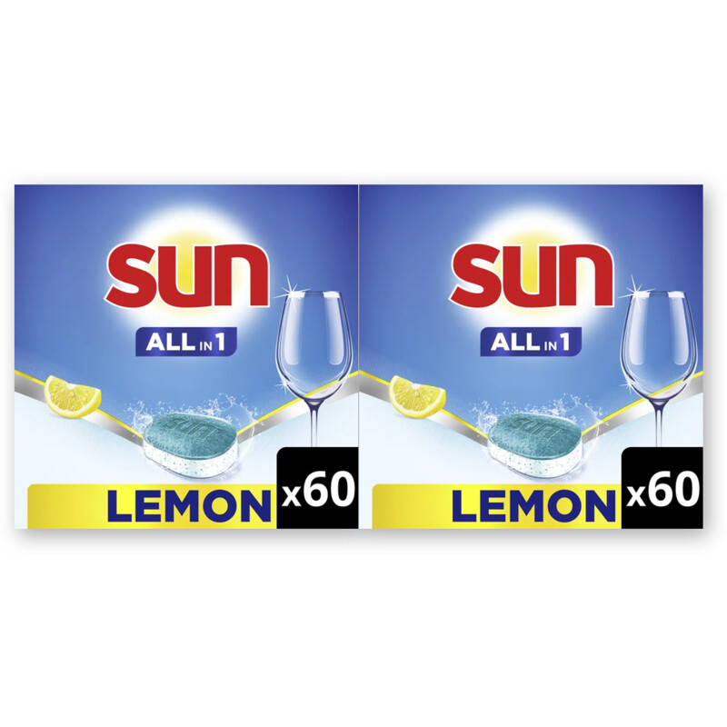 Sun All-in-one citroen vaatwastab 2-pack