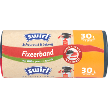 Swirl Vuilniszakken met fixeerband 30 liter