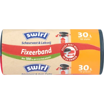 Swirl Vuilniszakken met fixeerband 30 liter