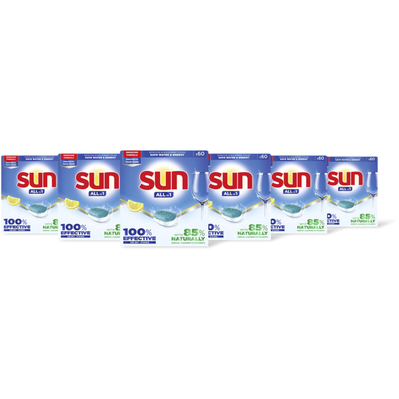 Sun All-in-one citroen vaatwastab 6-pack